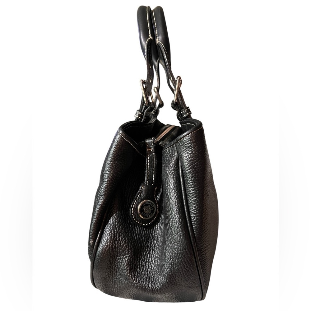 Dooney & Bourke Pebbled Leather All Weather Leather Bag/Satchel, Minimalist - Picture 4 of 14